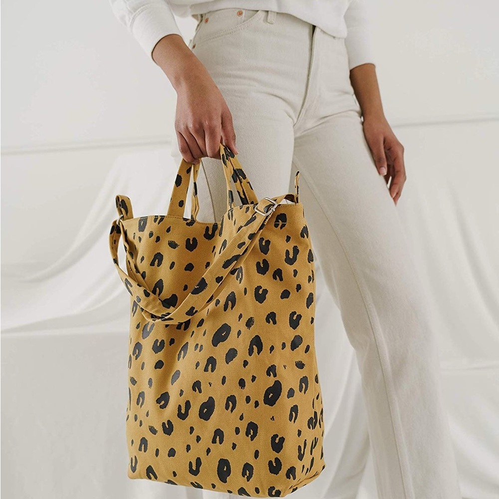 BAGGU duck bag leopard print